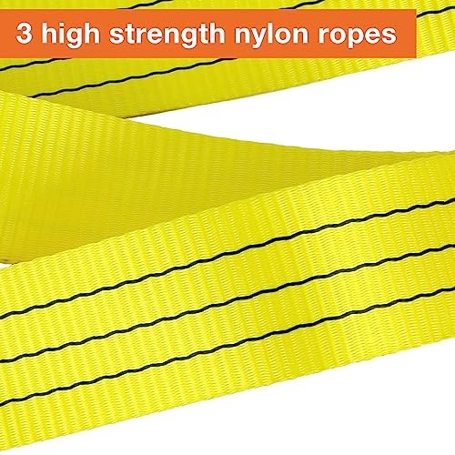 3 inch, 8 Feet Tree Saver, Winch Strap, Tow Straps 30,000 3inx8ft-1p Yellow gallery