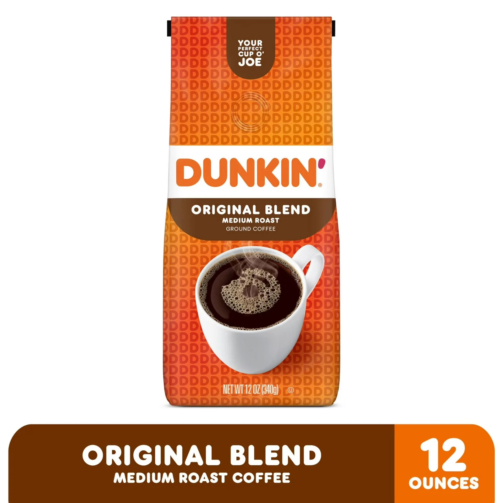 (Pack Of 2) Dunkin’ Original Blend Ground Coffee, Medium Roast, 12 Oz Bag gallery