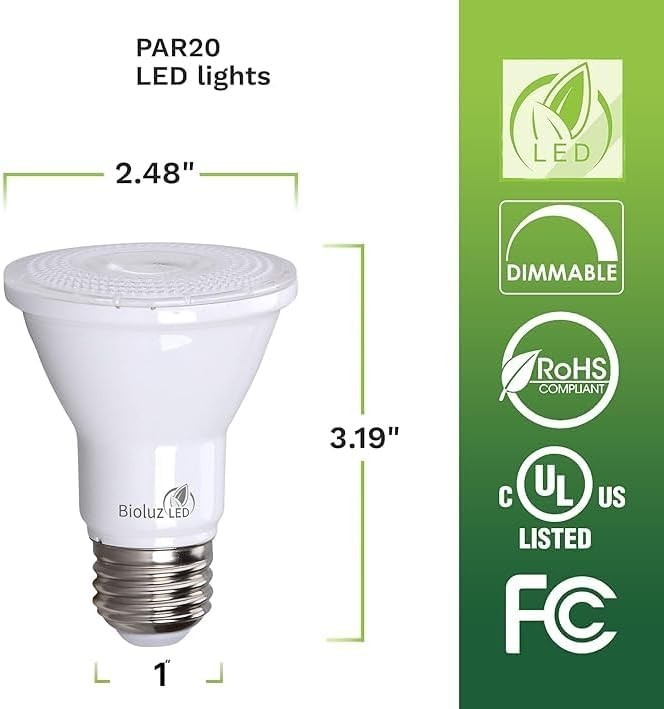 4-Pack Energy Efficient Dimmable LED Spotlight Bulbs - 3000K Soft White gallery