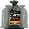Woven Polypropylene Sand Bags -14" x 26" - Green gallery