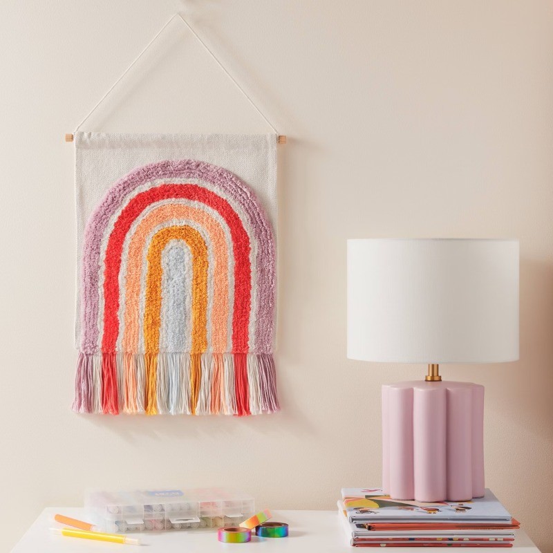Rainbow Kids' Tapestry Multicolored Cotton Wall Art gallery