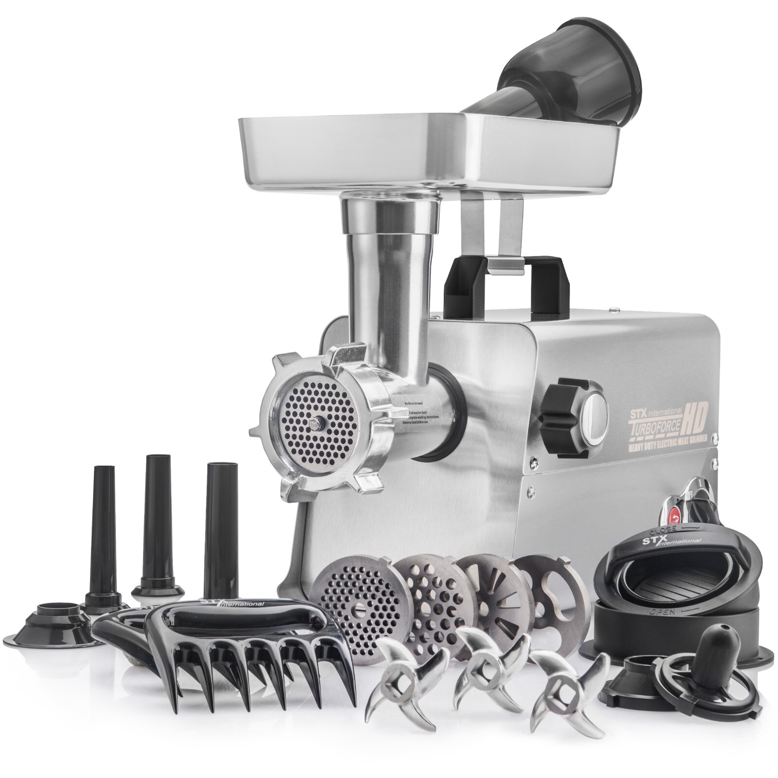 STX International Turboforce 3500-HD Heavy Duty Meat Grinder & Sausage Stuffer gallery