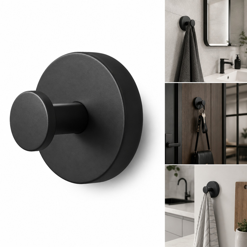 GMOX Removable Suction Hooks No-Drill Rustproof Waterproof Shower Hooks for Wall