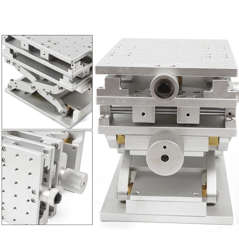 XYZ Axis 3D Workbench 3 Axis Moving Work Table Laser Marking Machine Optical Lab gallery
