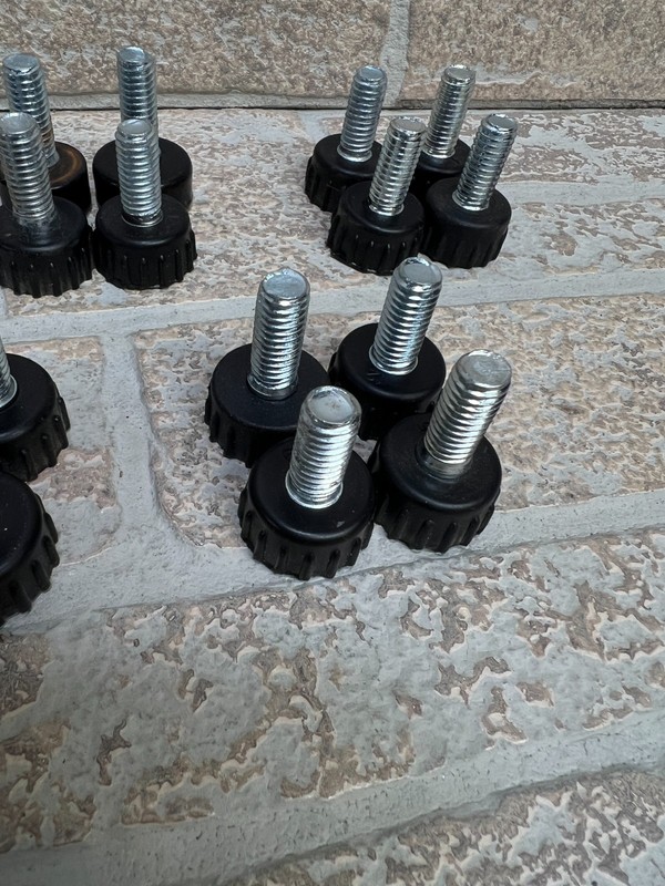 Wire Shelving Rack Threaded Insert Adjustable Feet - Set of 20 gallery