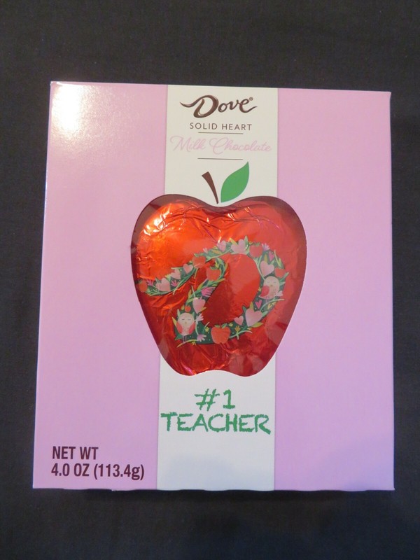 (2) Dove Silky Smooth Solid Milk Chocolate Apples #1 Teacher 4 Oz Each *O gallery