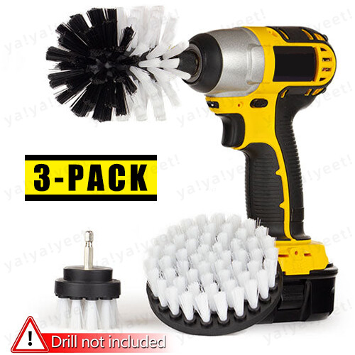 3-Pack Brush Set Power Kit Scrubber Drill Attachments For All type of Cleaning gallery