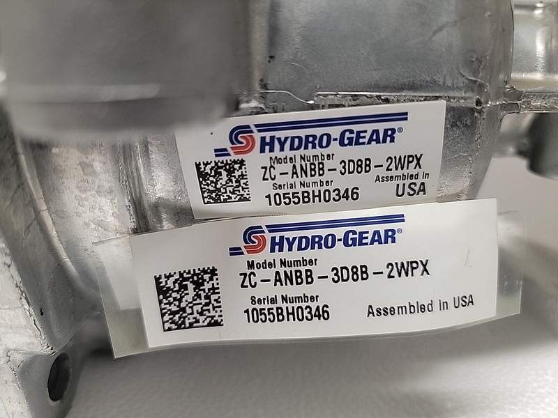 Hydro Gear Left & Right Transaxle Set ZC-ANBB-3D8B-2WPX / ZC-DNBB-3D8C-2WPX New gallery