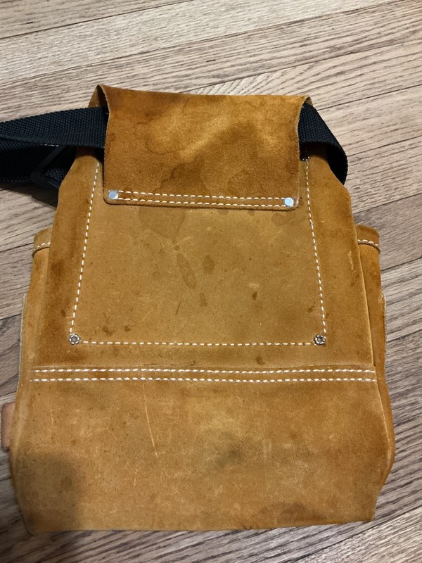 CLC Custom LeatherCraft tool pouch w/ belt,made in usa No. PK933X, 9.5x13 inches gallery