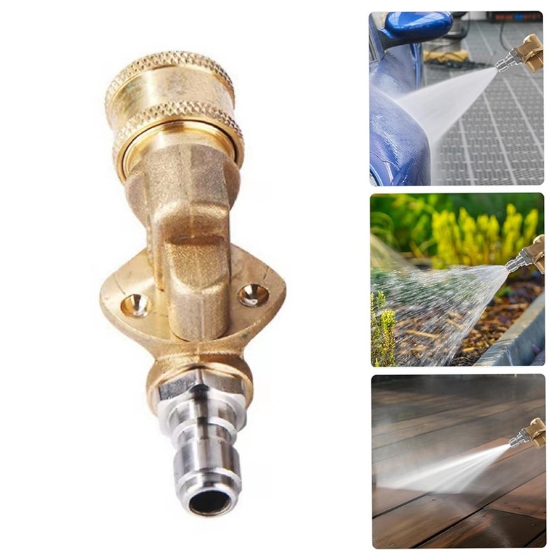 7 Nozzle Tip Pressure Washer Spray Quick Connect Pivot Adapter Coupler 5 Angle gallery
