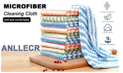 Microfiber Cleaning Cloth Absorbent Kitchen Washing Dish Rags Household Wipe