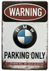 BMW Parking Tin Sign (Isetta 2002 1 2 3 4 5 6 7 8 Series I8 X5 X2 X3 X4) W50805 gallery