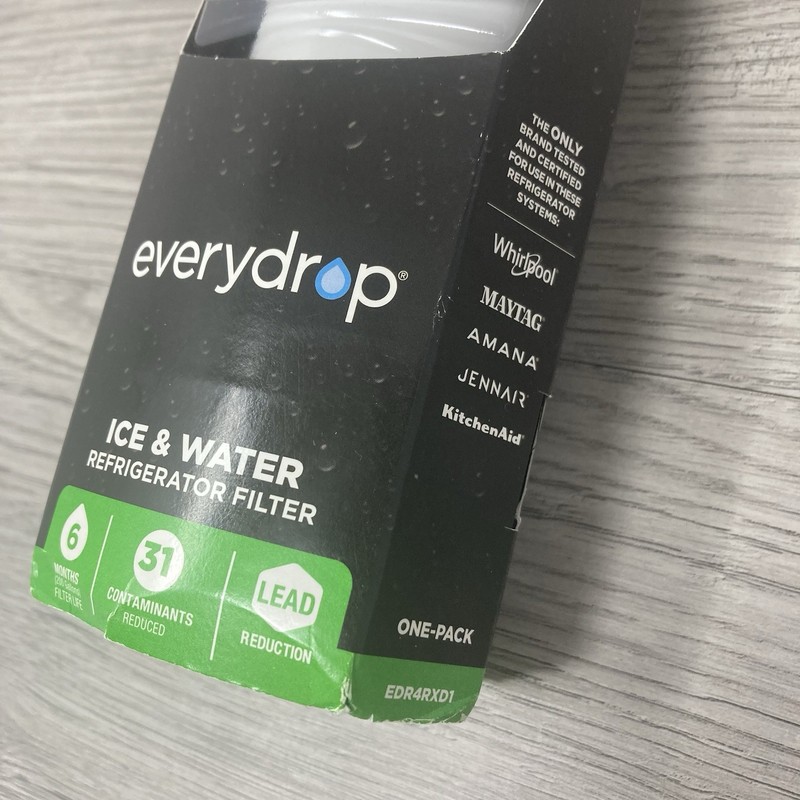 Everydrop by Whirlpool Ice and Water Refrigerator Filter 4 EDR4RXD1 OEM NEW gallery