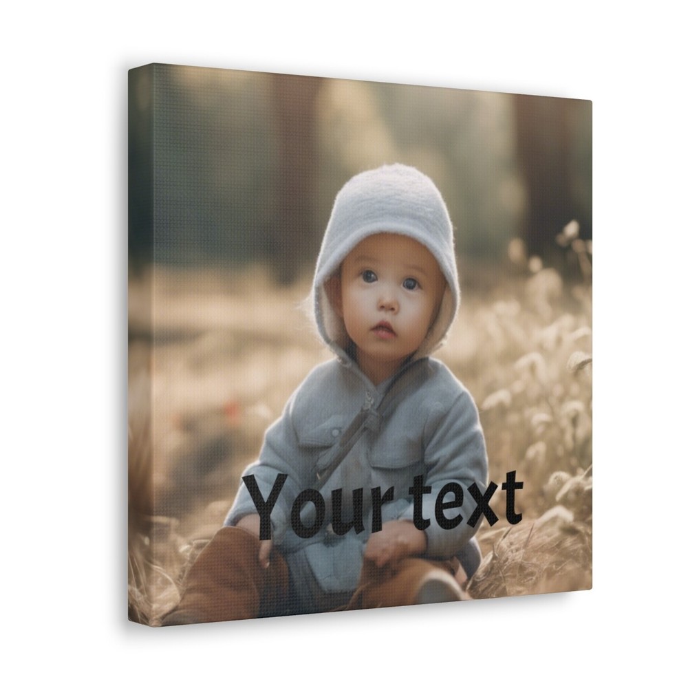 Custom Canvas Gallery Wraps Personalized with photo and text SM