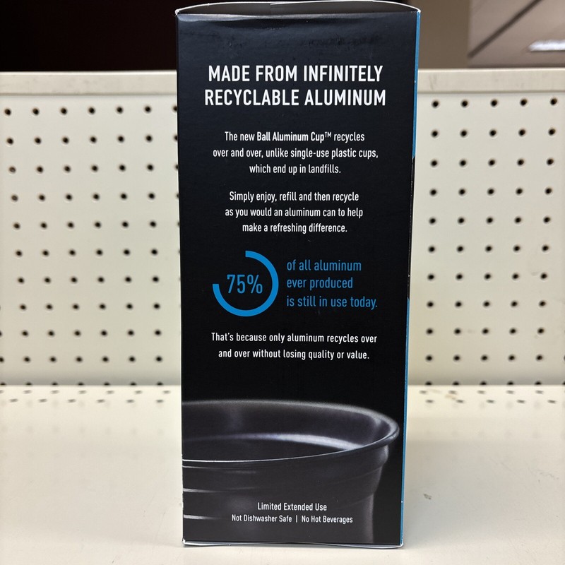 The Ultimate 100% Recyclable Cold-Drink Cup - Ball Aluminum 10 Cups - 20 oz. Cup gallery