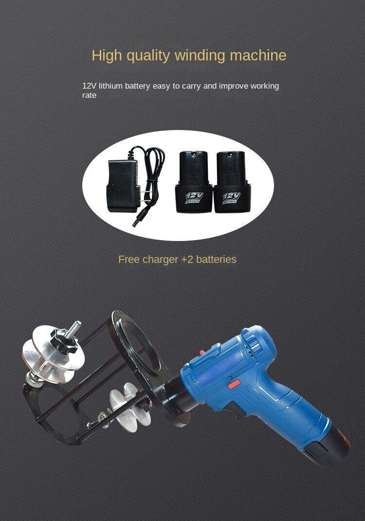 New Air Electric Conditioning Cable Tie Winding Machine Pipe Wrapping Machine gallery