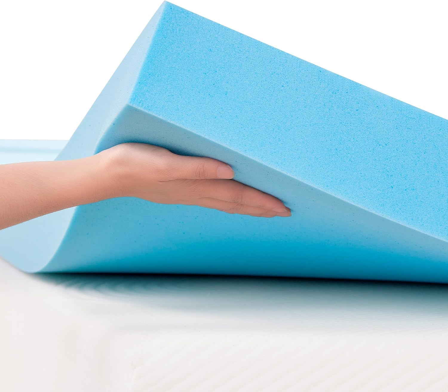 4 Inch Mattress Topper Memory Foam Twin Mattress Pad Bed Topper Ventilated High gallery
