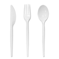 75 Pack Mixed White Cutlery