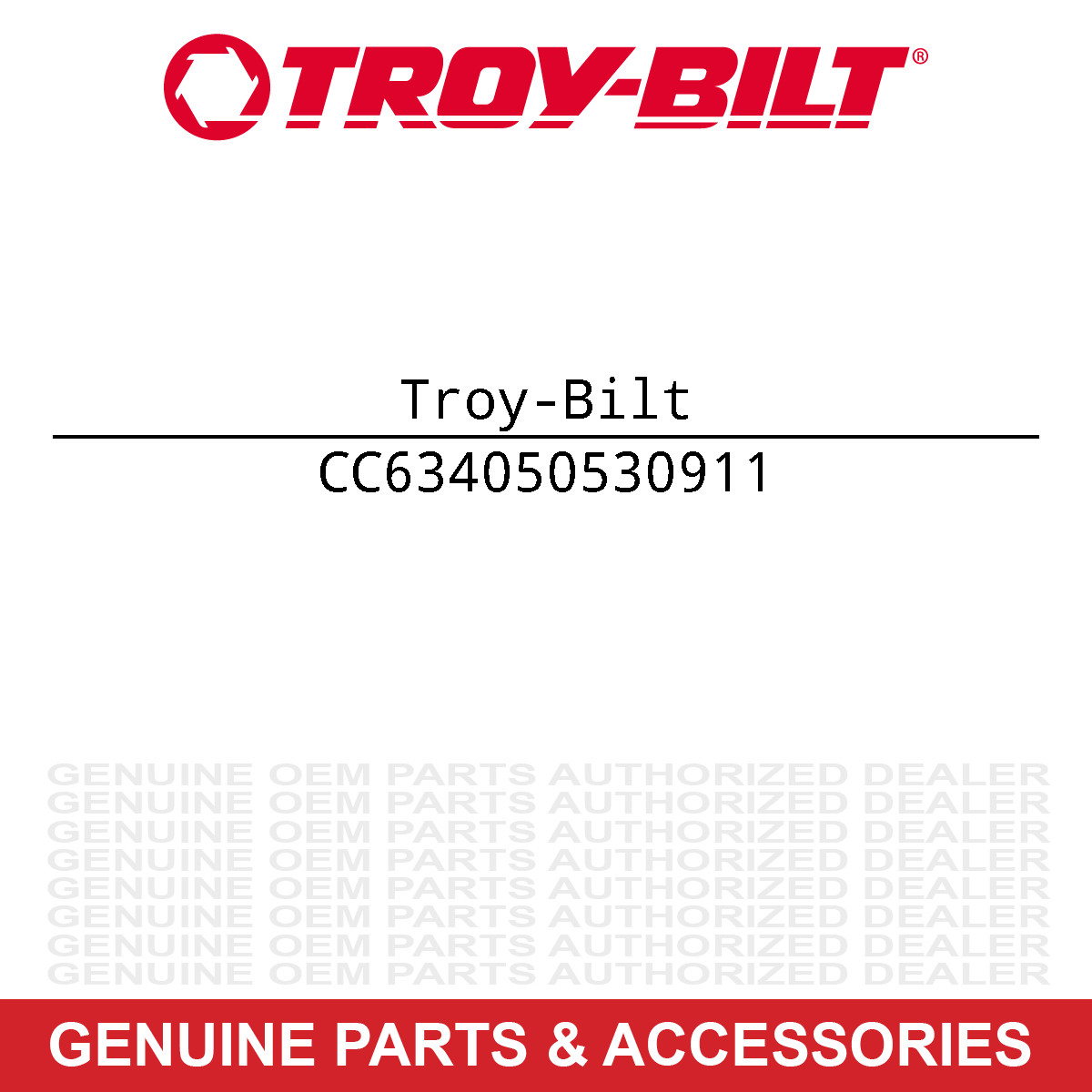 Troy-Bilt 634-05053-0911 Wheel Assembly 42"/38" Grey Pony Horse Bronco Tuffy 42 gallery
