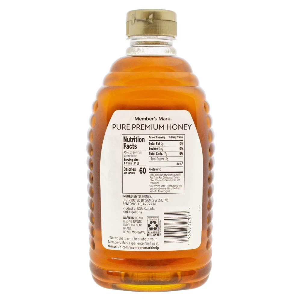 Member’s Mark Wildflower Pure Premium Honey, 48 oz. US Grade A Honey FREE SHIP gallery