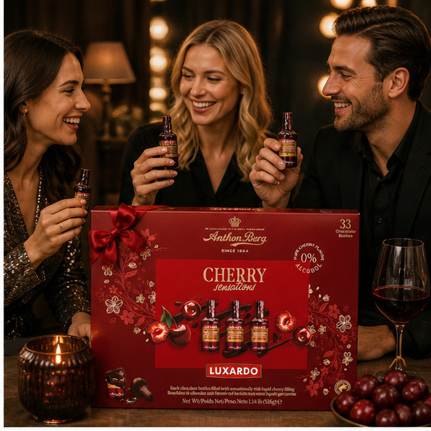 2-Pack Anthon Berg Luxardo Cherry Filled Chocolate 33-count EXP 07/06/26 gallery