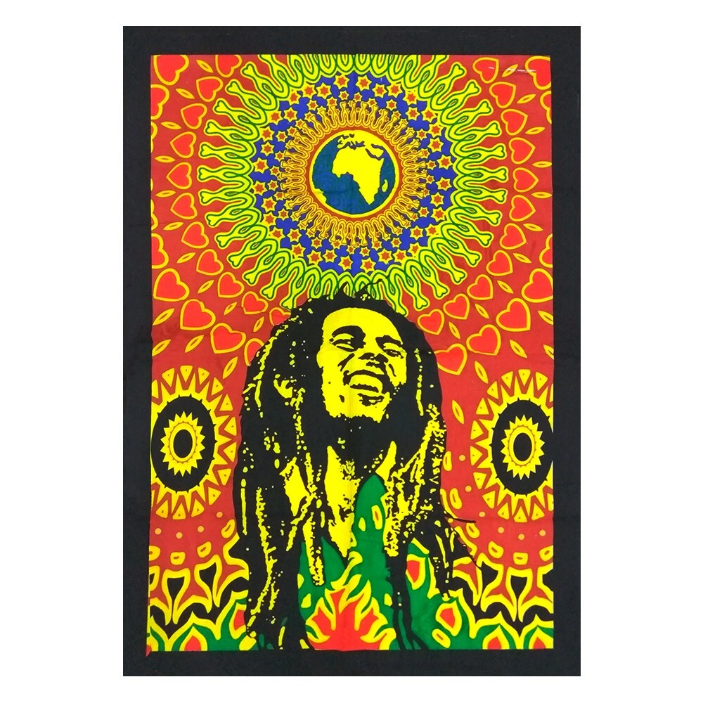 Bob Marley printed cotton tapestry handicraft mandala hippie bohemian wall decor