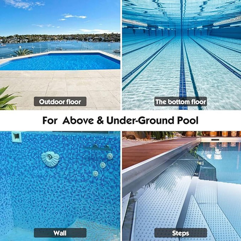 18"Pool Brush Head for Inground Pools Swimming Pool Brush,Bristle Scrub Brushes gallery