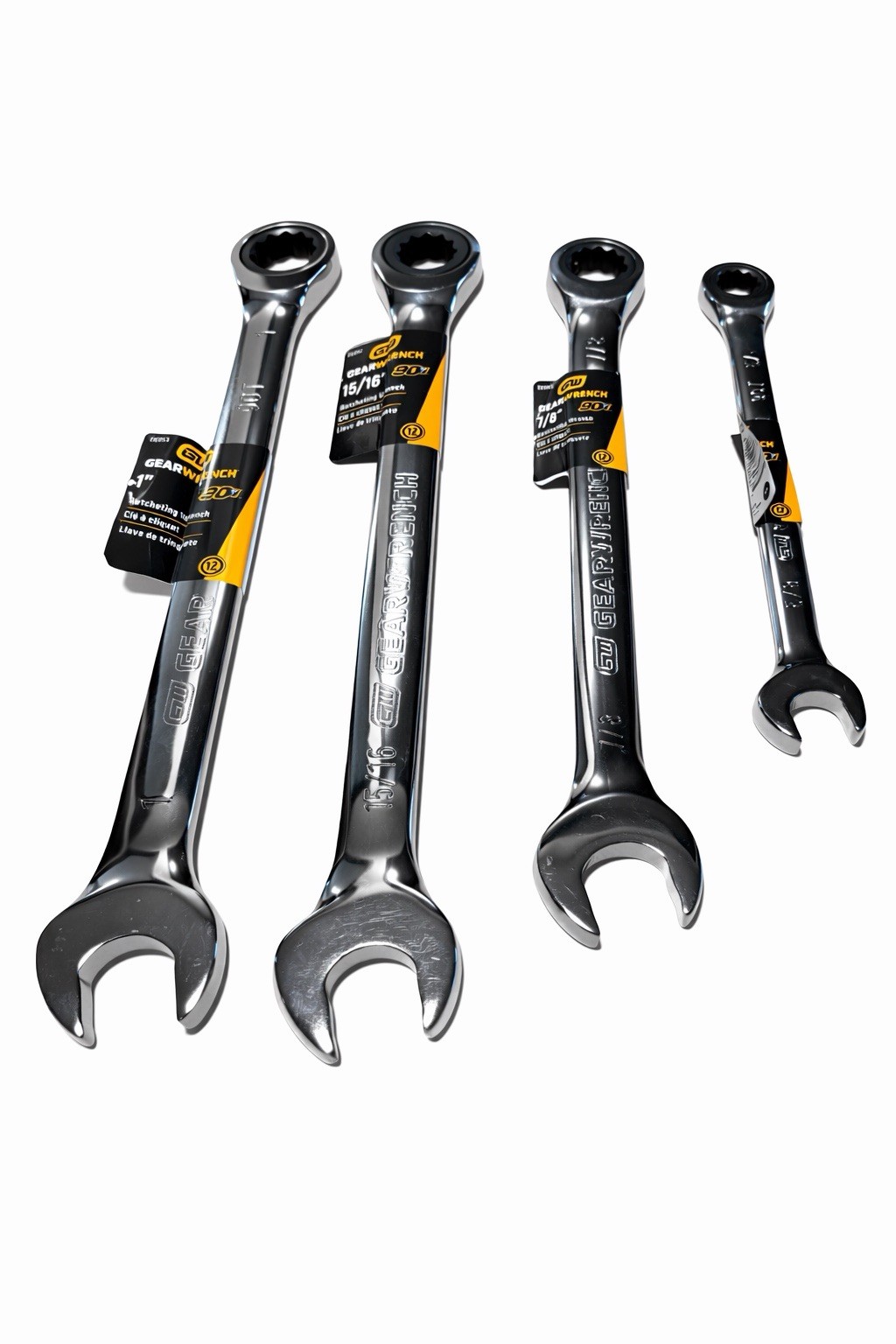 GearWrench Ratcheting Combination Wrench SAE Individual Tool 5/8" 7/8" 15/16" 1" gallery