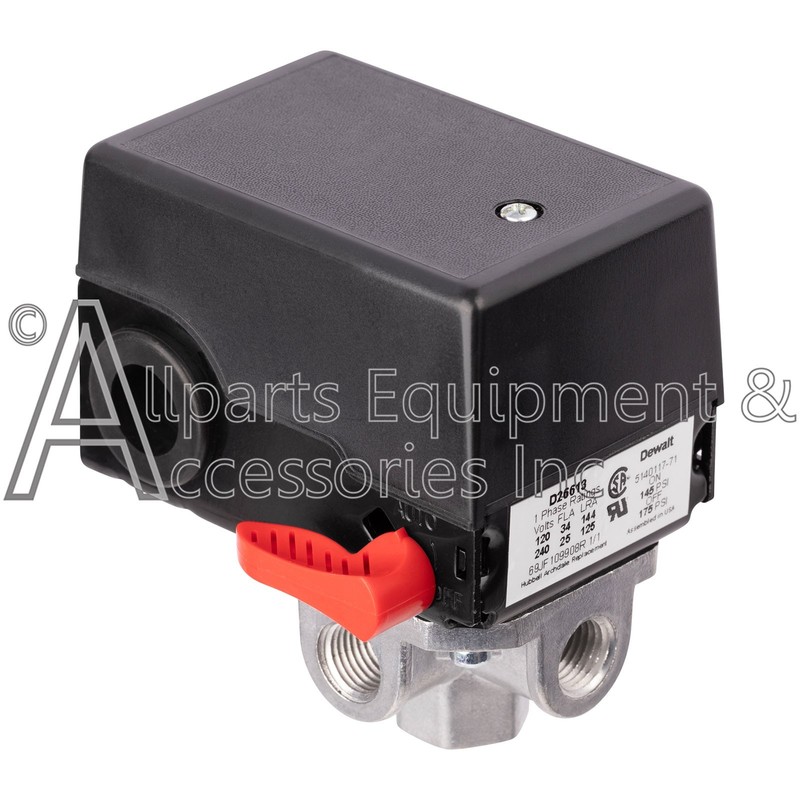5140117-71 DeVilbiss/DeWalt/Craftsman 4-Port Pressure Switch 140/175 PSI gallery