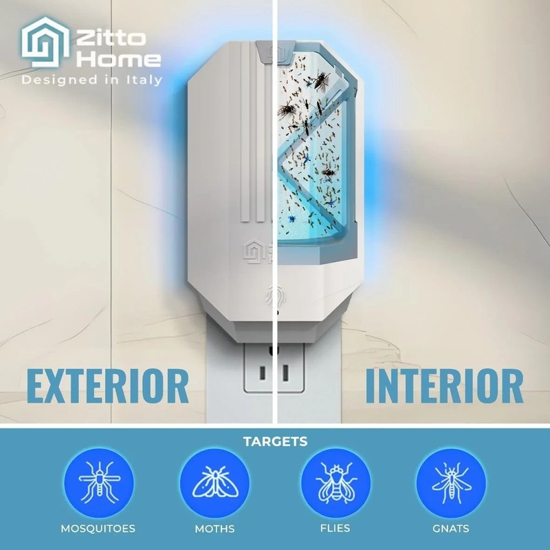 Zitto Home Flying Insect Trap with Plug-in Fly Trap - 2 REFILL PACK ONLY gallery