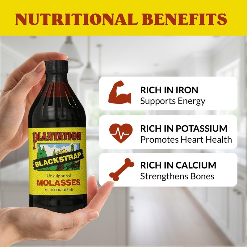 Plantation Blackstrap Molasses 15 oz gallery