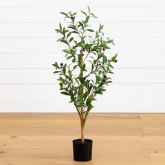 3’ Artificial Olive Tree Home Decor