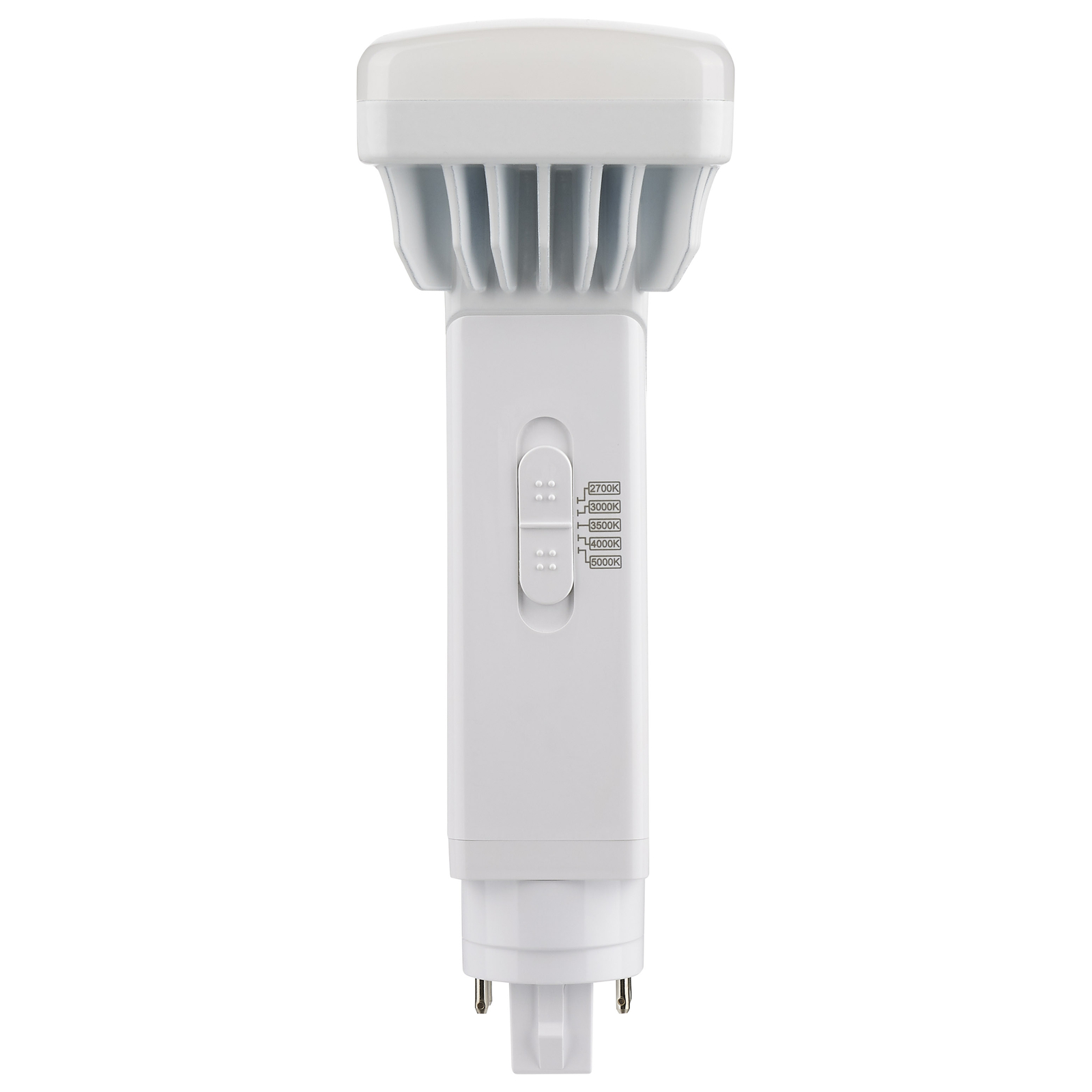 Satco S21410 LED CFL Replacement 9W 120V-277V PL CCT Selectable 4-Pin G24q White gallery