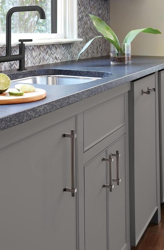 Amerock | Cabinet Pull | Black Brushed Nickel | 6-5/16 inch (160 mm) Center to C gallery