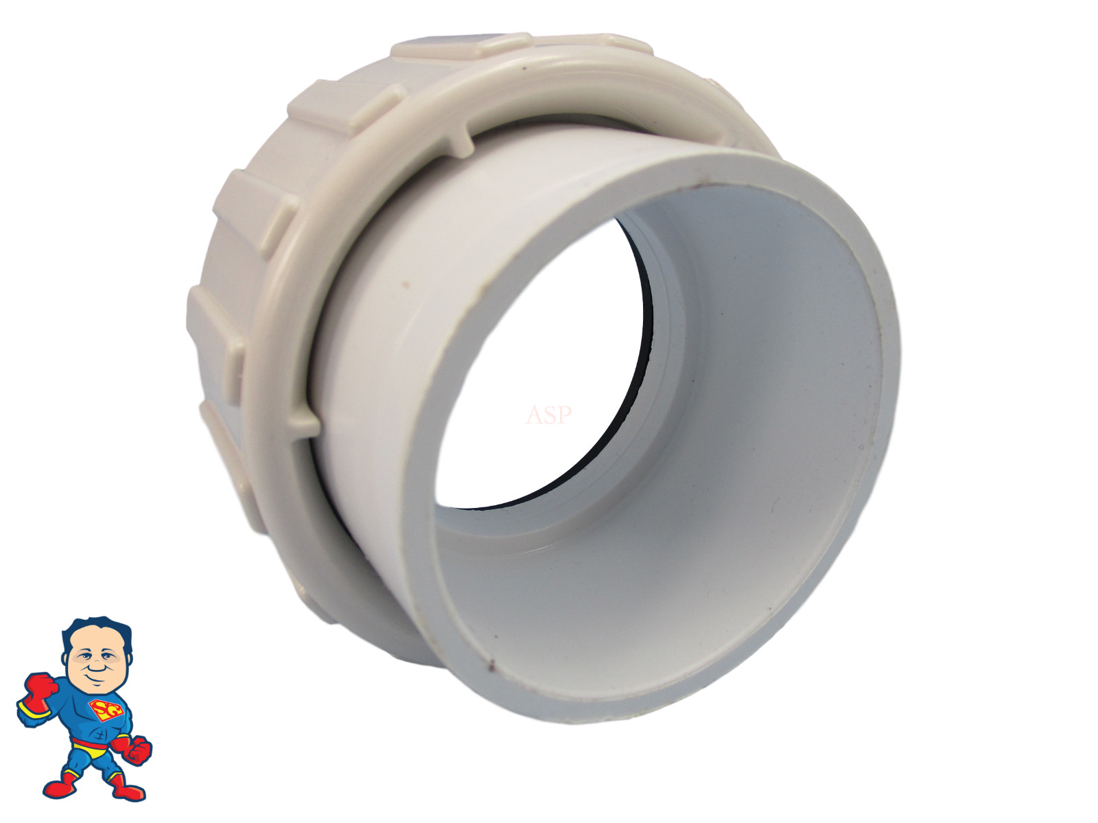 Hot Tub Spa 2" Slip X 2" Threaded Pump Union & Gasket gallery