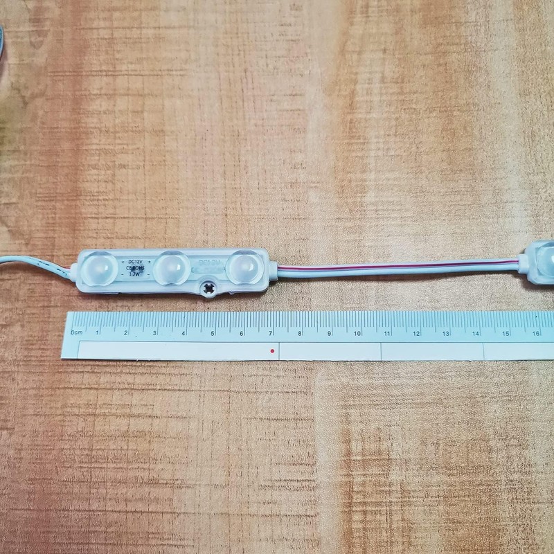 100PCS LED Module 12V DC 6500K White 1.2W Waterproof for Advertising Letter Sign gallery