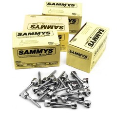 Sammys GST 200 1/4 Inch Vertical Thread Rod 1/4 x 2 Inch Screw Steel (100 Piece)