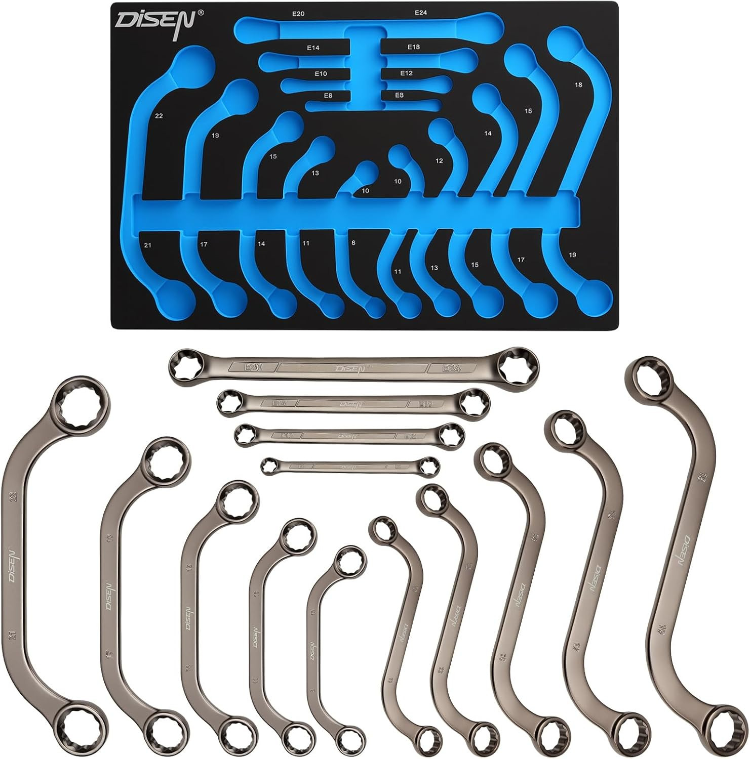 14-Piece Half Moon&S-Style & E-Torx Wrench Set, CR-V, Wrench 5-Piece Half Moon B gallery