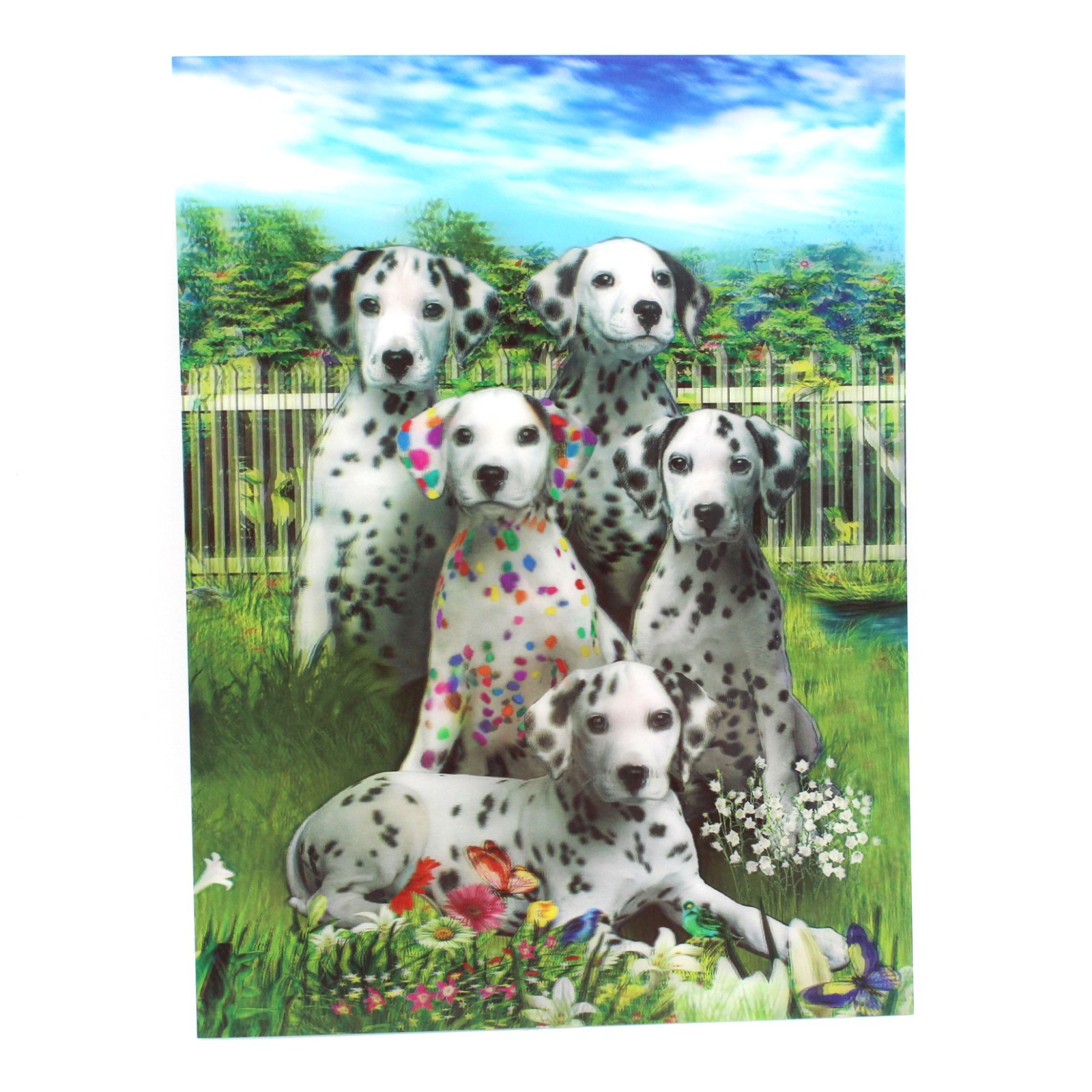 Dalmatians Dogs 3D Lenticular Poster Group of 5 12 x 16 Inches Print gallery