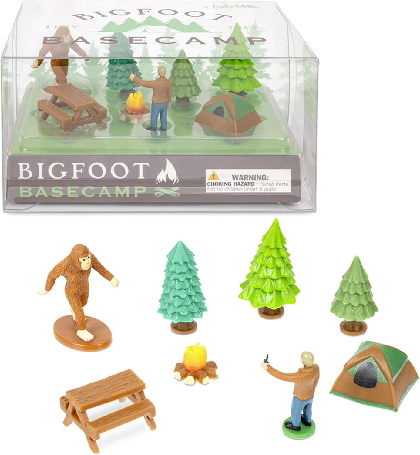 BIGFOOT BASECAMP - Miniature Figurines Toy Art Craft Play Set - Archie McPhee gallery