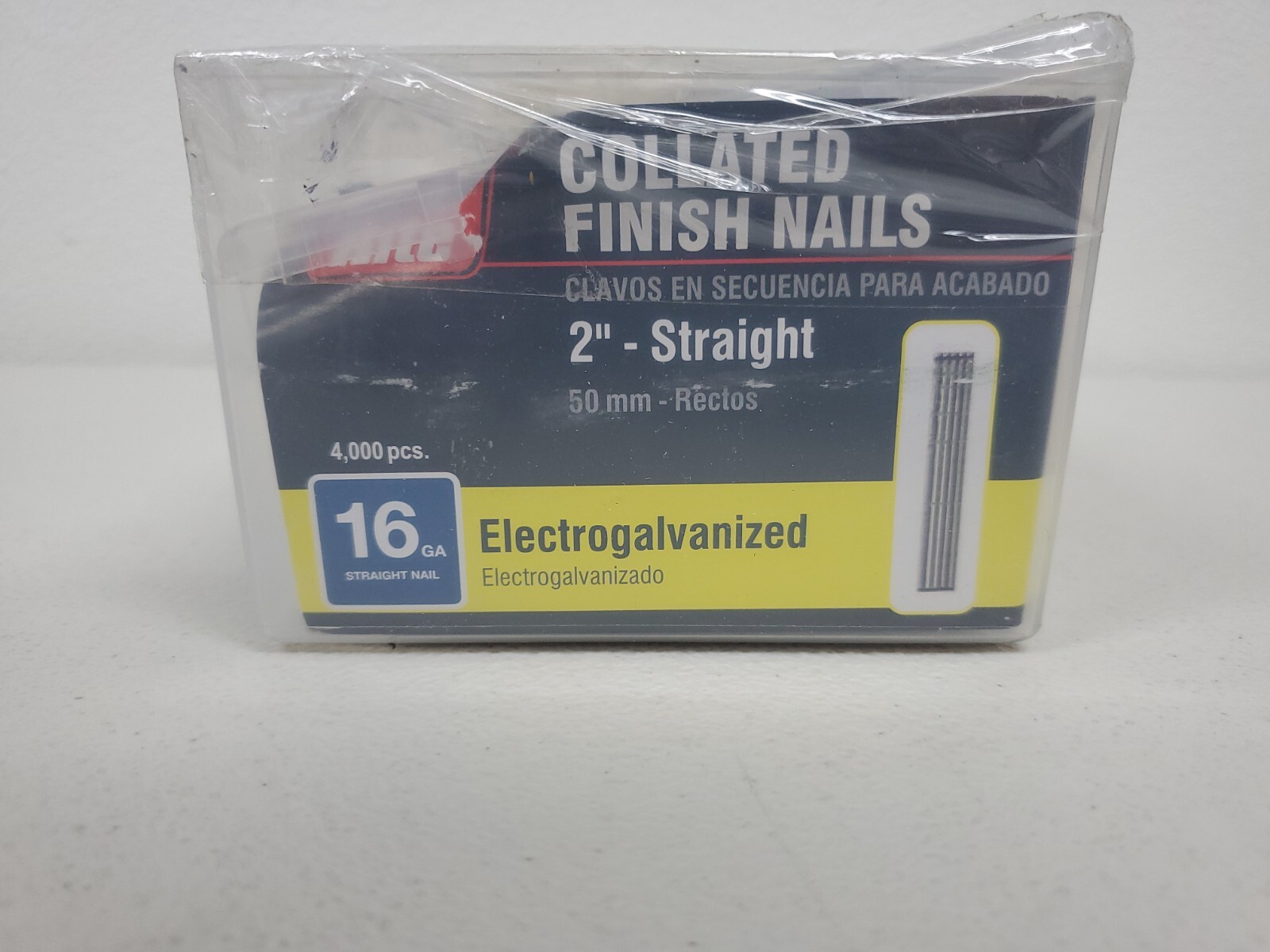 4000 pcs. Grip Rite 16 Ga 2 in Electrogalvanized Straight Finish Brad Nails gallery