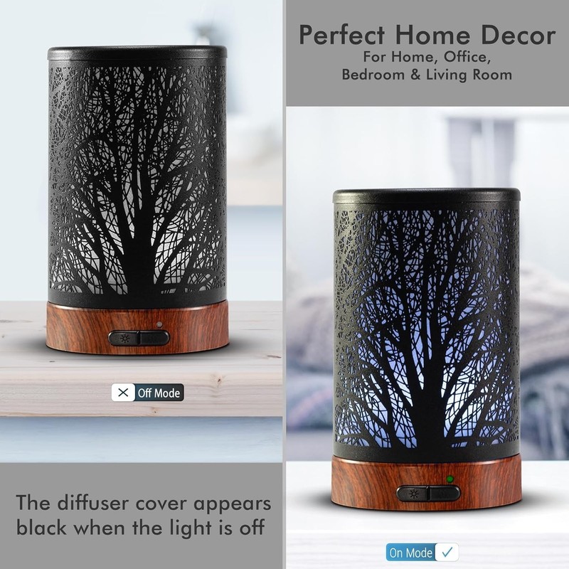Compact 150ml Essential Oil Diffuser for Home, Office, Spa - Auto Shut-Off gallery