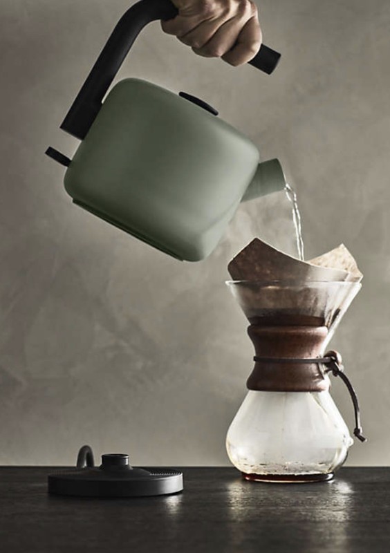 Fellow Clyde Electric Kettle 1.5 Liter Capacity, Smoke Green, New in Box gallery