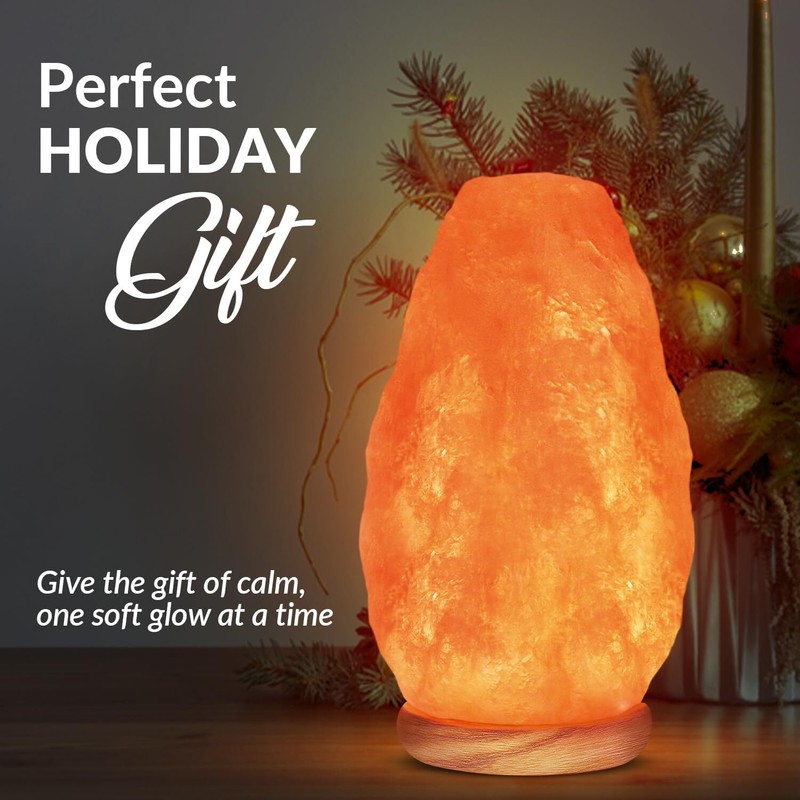 USB Himalayan Salt Lamp - Natural Crystal Rock, Dimmable LED, 5-7 lbs gallery