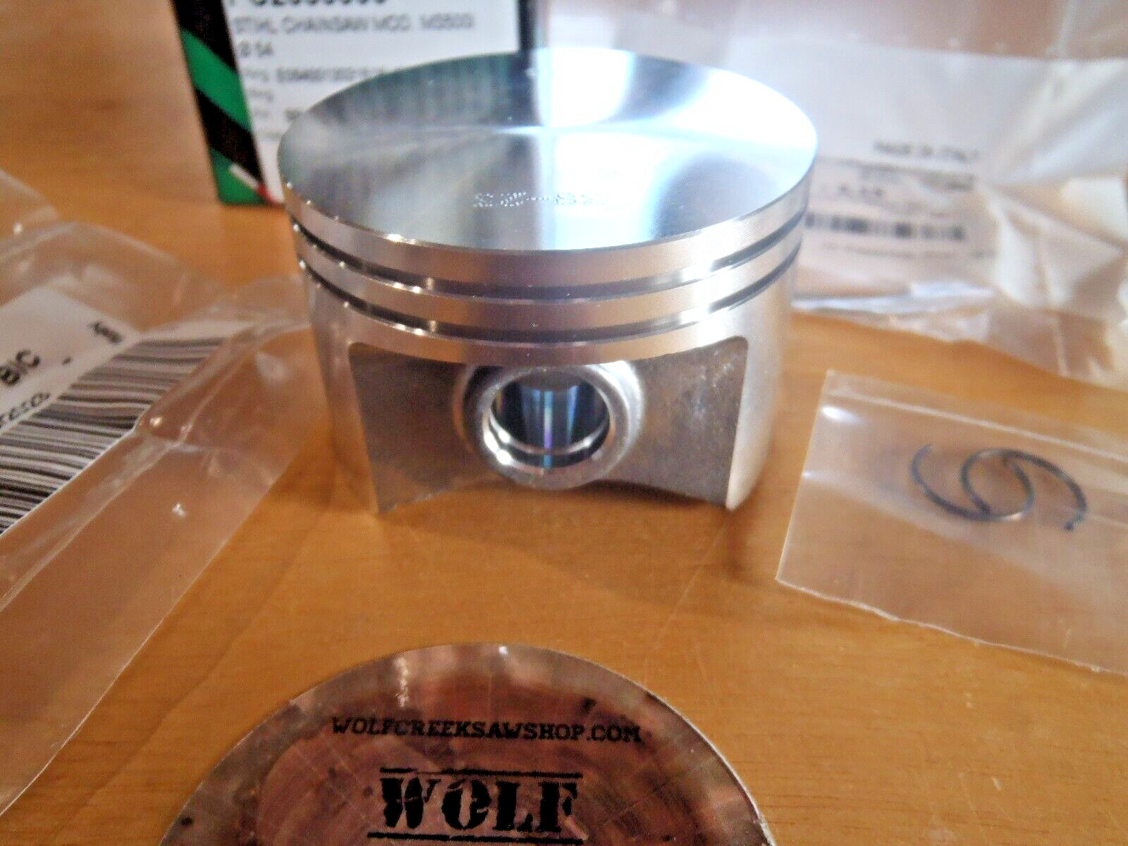 Meteor piston kit for Stihl MS500i 54mm with Caber rings Italy 1147 030 2003 gallery