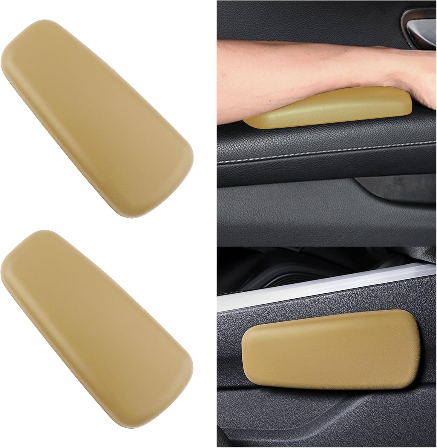 2PCS Elbow Pad Arm Rest for Car,Soft Leather Arm Rest Pillow with One-Piece Mold gallery