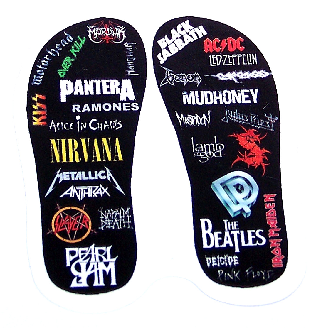Rock Prints - Sticker Decal Official Band Music Sabbath Pearl Jam Nirvana Slayer gallery