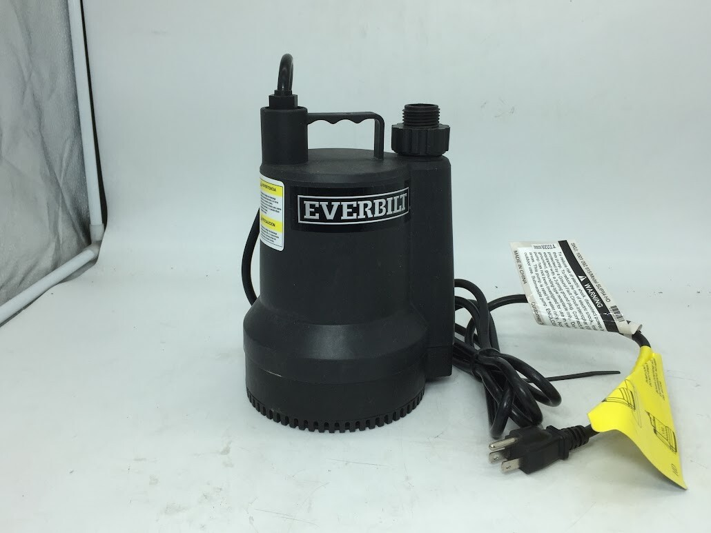 Everbilt 1/6 HP Plastic Submersible Utility Pump SUP54-HD gallery