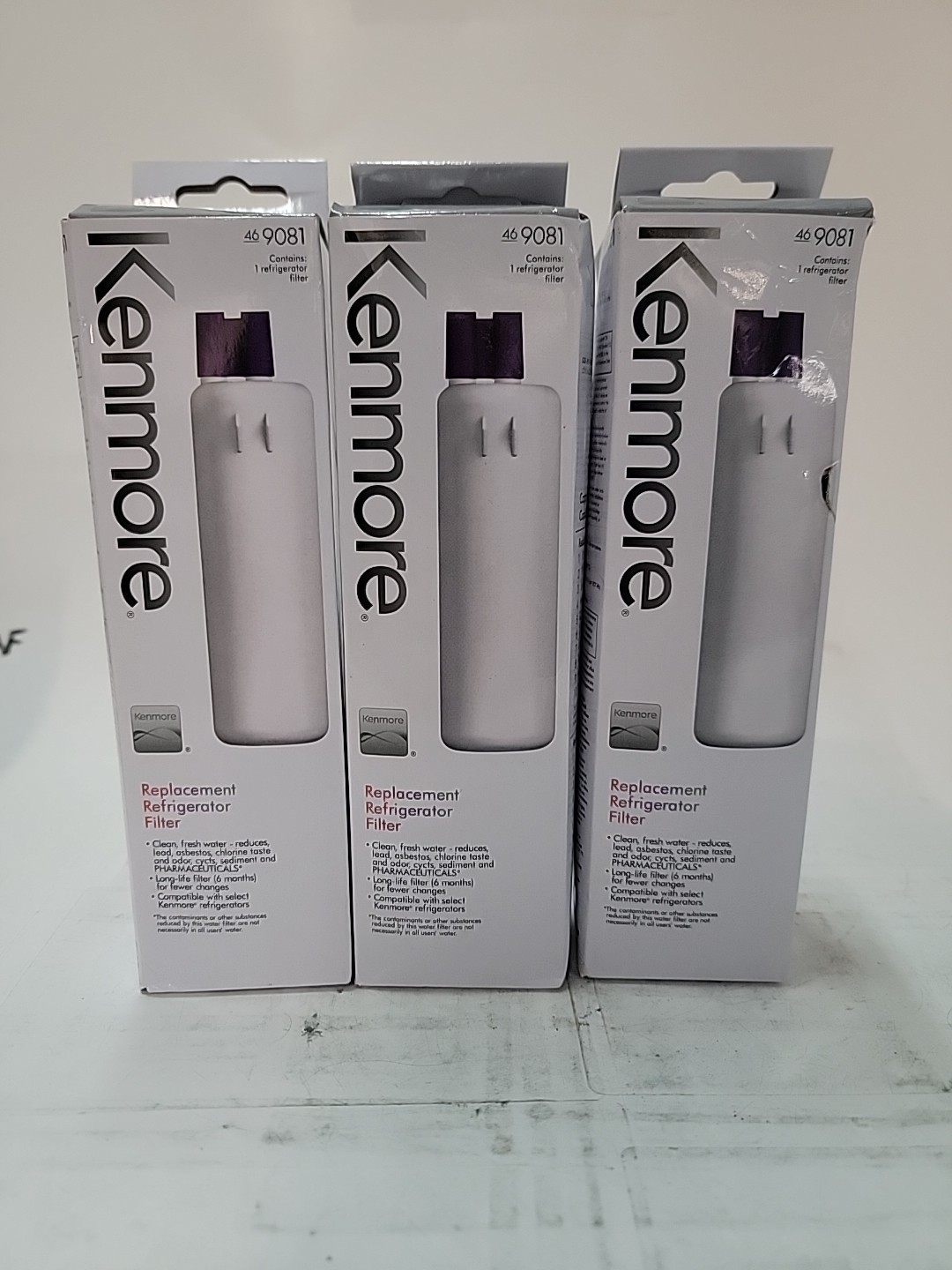 3x Kenmore 9081 Refrigerator Water Filter 46-9081 gallery