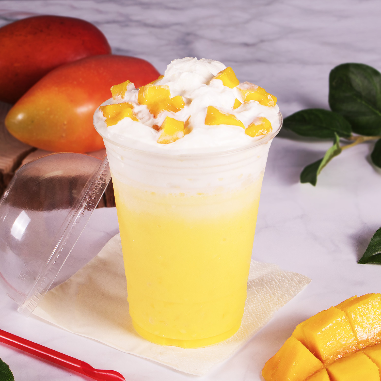 Tea Zone Mango Powder/Powered Drink Mix (2.2 lbs) for Milk Tea/ Mango Smoothie gallery